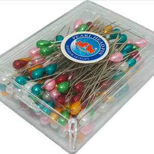 Alfiler Color Cabeza Grande. 6.5cm Largo- 140pcs Aprox