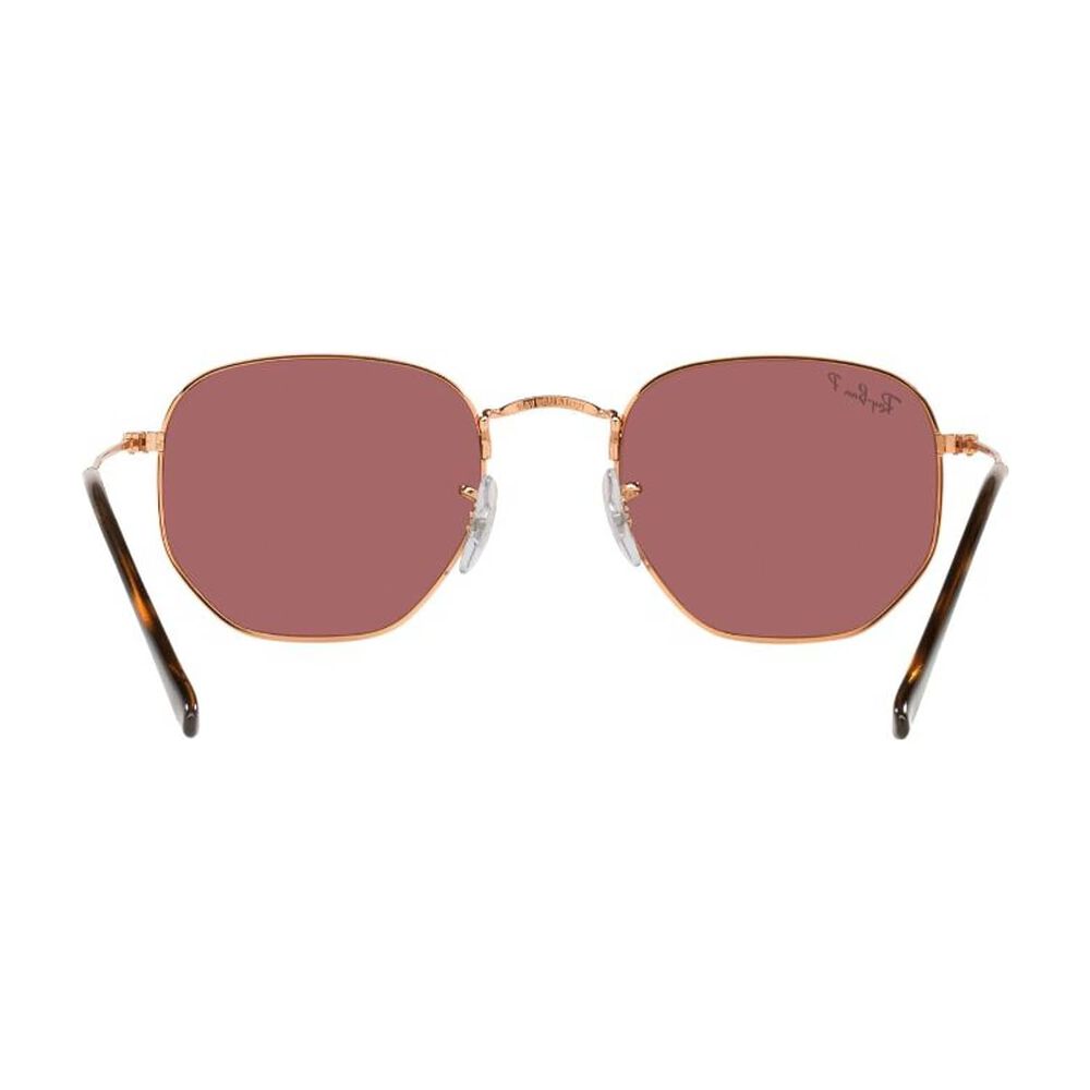 Lentes De Sol Hexagonal Rose Gold Polarizados Ray-ban image number 6.0