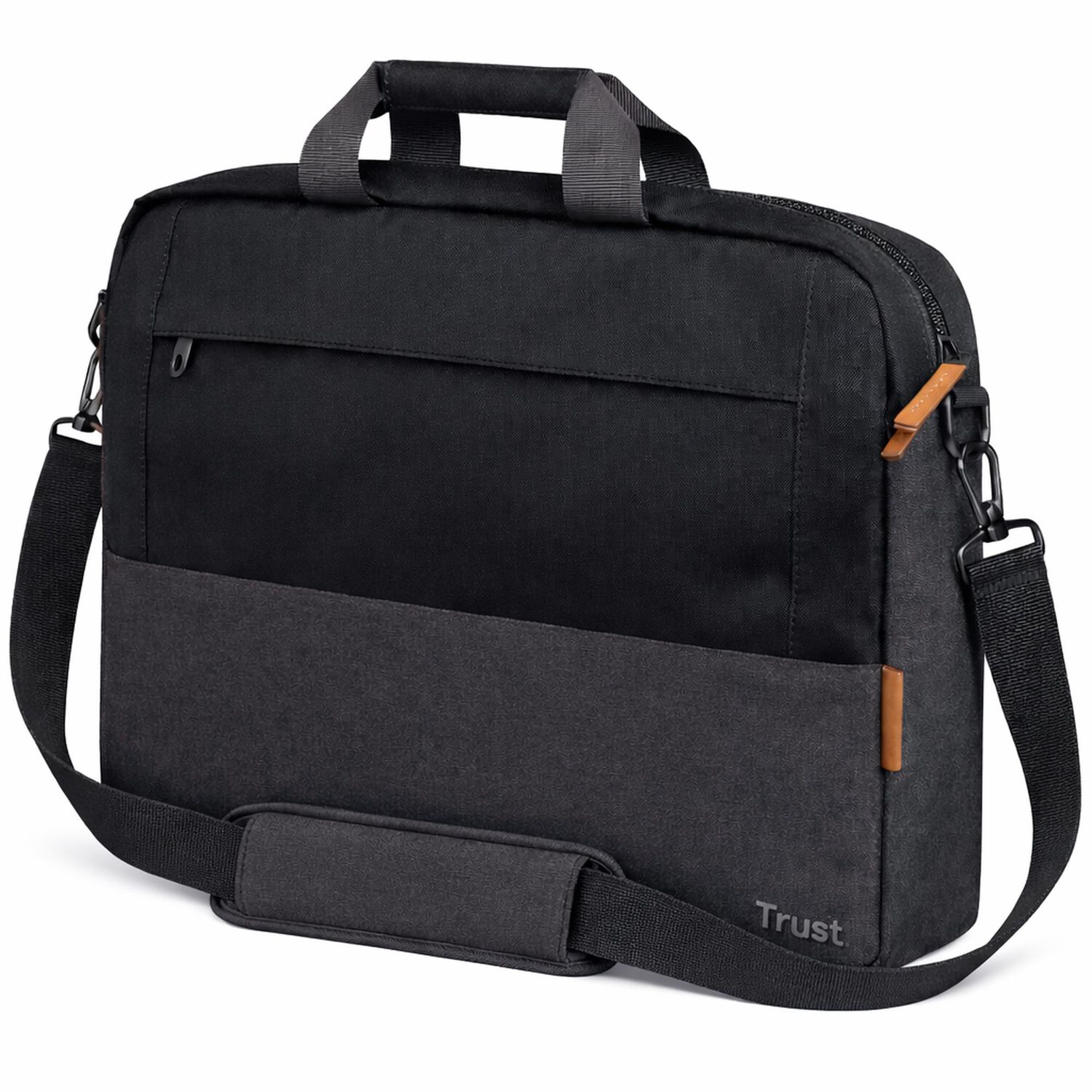 Bolso Notebook Trust Lisboa 16" Max Ultradelgado Black image number 0.0