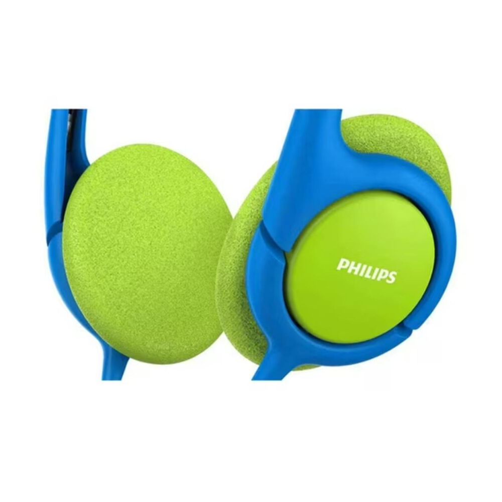 Audifonos Overear Jack 3.5 Ni&ntilde;os Azul Verde Shk1030 image number 2.0