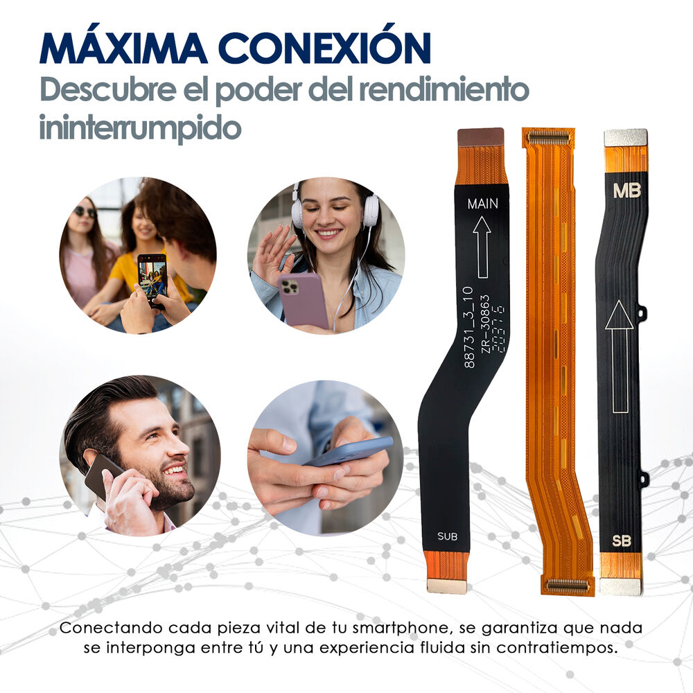 Flex Main Principal Compatible Con Xiaomi Redmi Note 8 image number 4.0