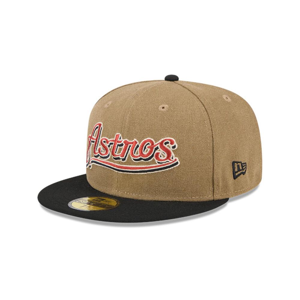 Gorro 59fifty Mlb Houston Astros Canvas Crown Med Beige image number 1.0