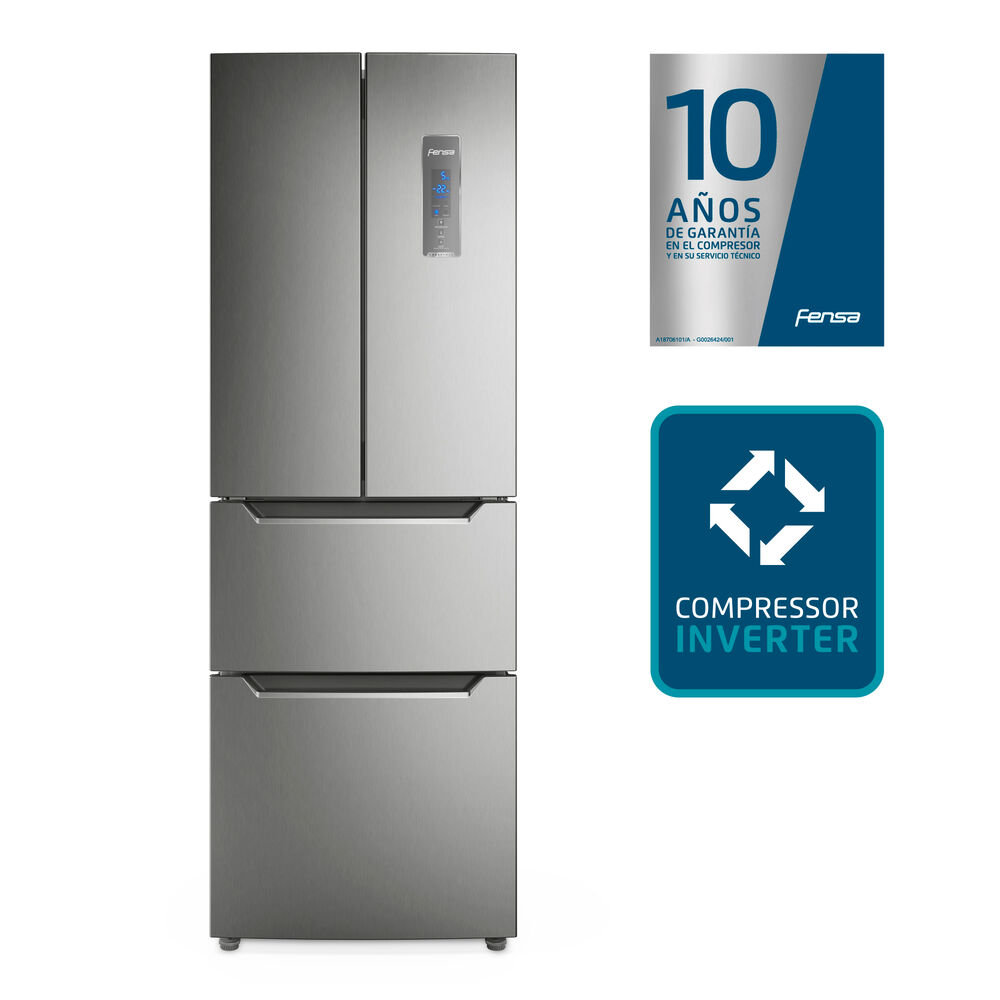 Refrigerador French Door Fensa DM64S / No Frost / 298 Litros / A+ image number 0.0