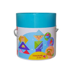 Balde De Tangrama Juguete Para Ni&ntilde;os