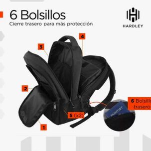 Mochila Notebook Antirrobo Negra