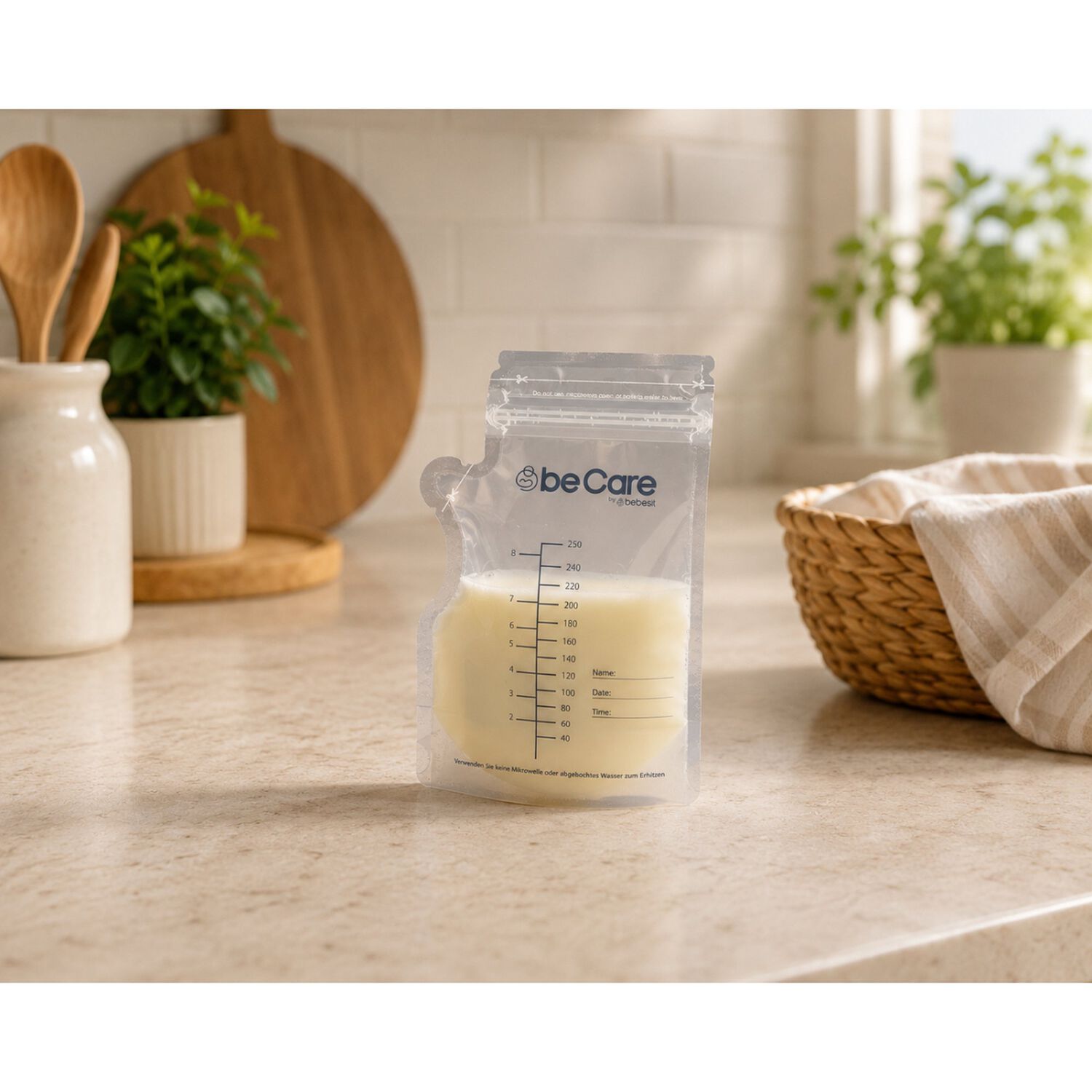 Pack 30 Bolsas Para Almacenar Leche Materna 200 Ml Bebesit image number 4.0