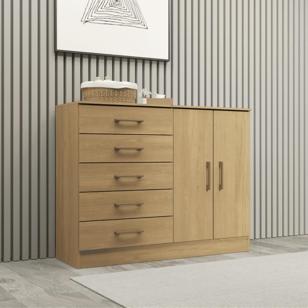 C&oacute;moda Exit C&oacute;moda C&oacute;moda 5r / 2 Puertas / 5 Cajones image number 3.0