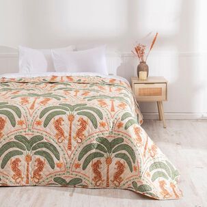 Quilt Castilla Est. Mashini King Palmeras