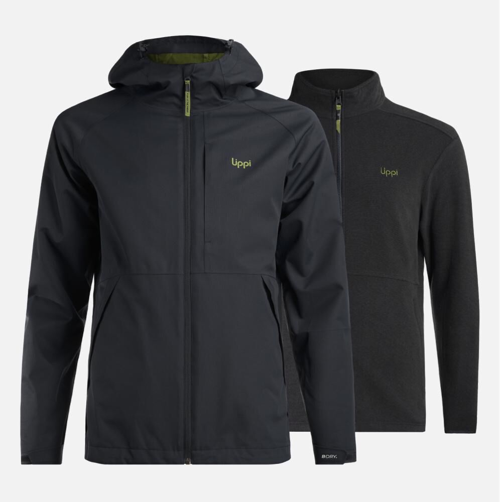 Chaqueta Hombre Lake Fusion 3 B-dry Jacket Azul Marino Lippi image number 0.0