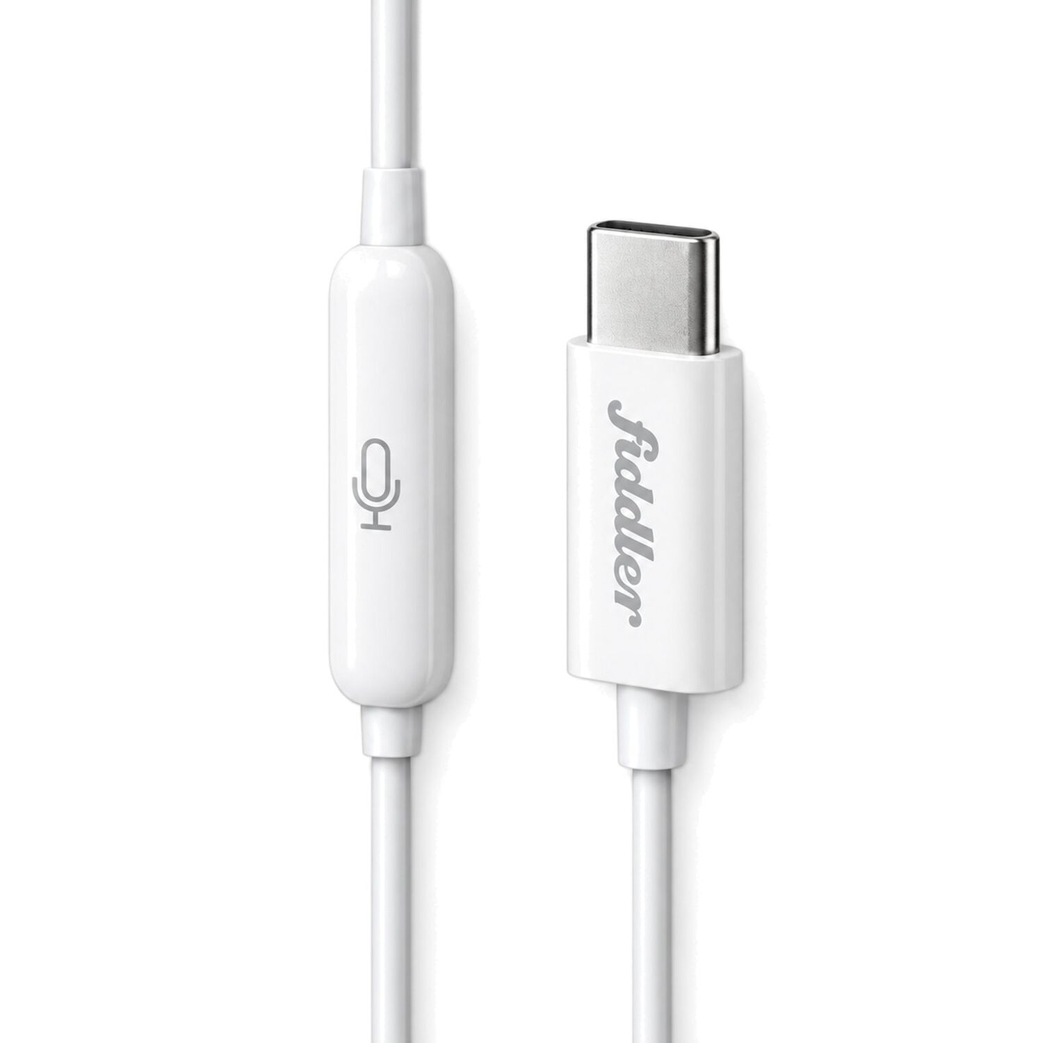 Aud&iacute;fonos Usb-c Con Micr&oacute;fono Fiddler Fd-c Blanco image number 2.0