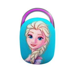 Parlante Portatil Bluetooth Frozen 5w Clip Luz Disney