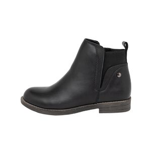Botin De Cuero Doret Negro Alquimia