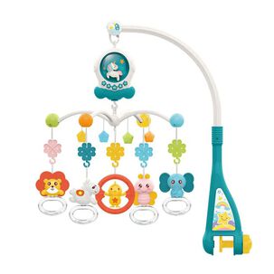 M&oacute;vil Musical Para Cuna Bebe Unicornio Proyector Luz Giro