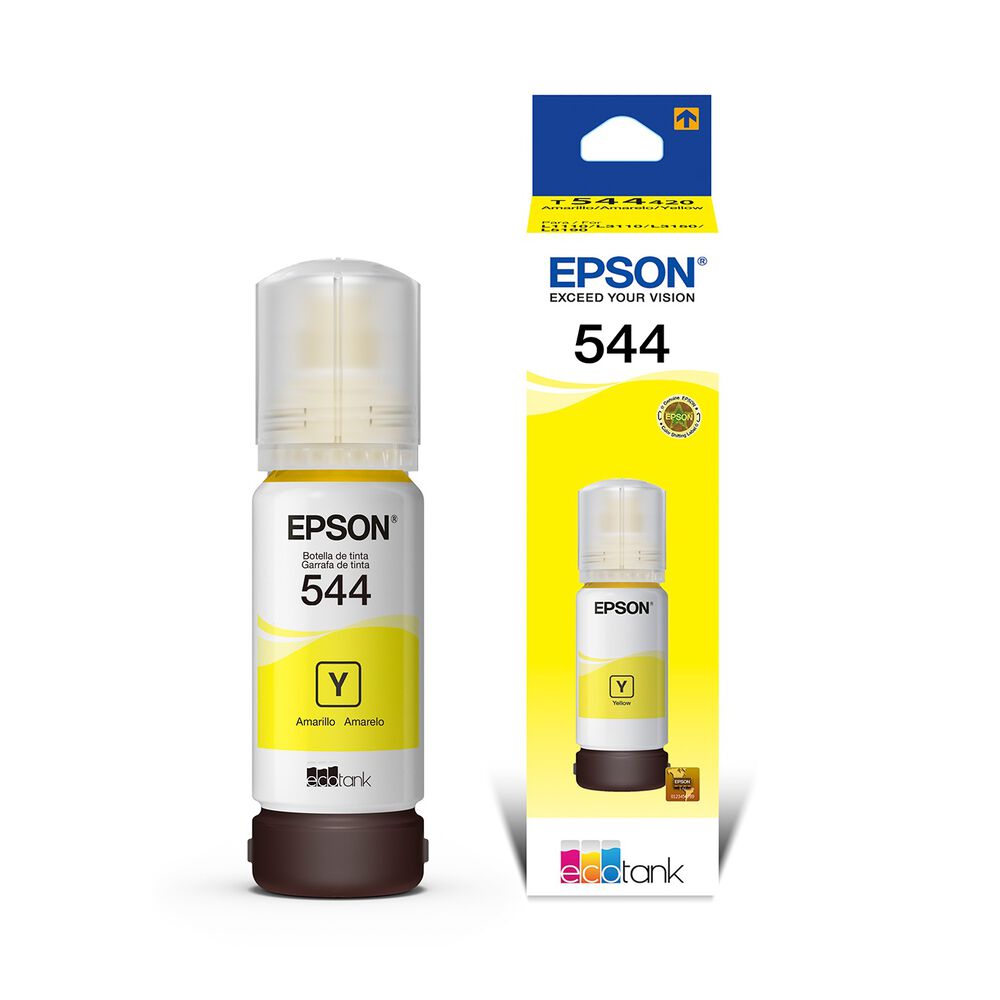 Tinta Botella Epson T544 Color Amarillo De 65ml Original image number 0.0