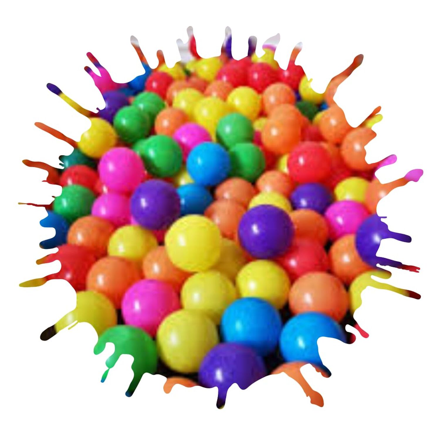 Pack De 100 Pelotitas De Colores 5.5cm image number 1.0