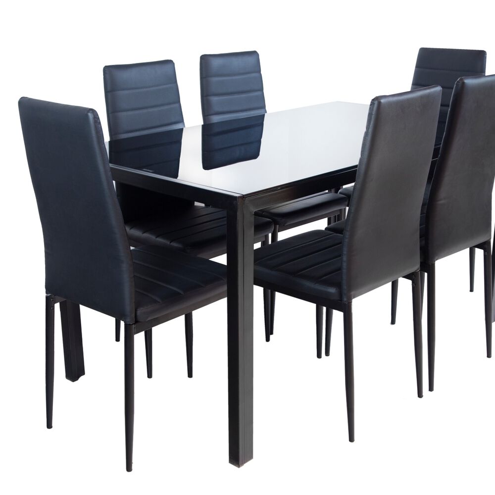 Comedor De Vidrio Color Negro Modelo Asiatico image number 0.0