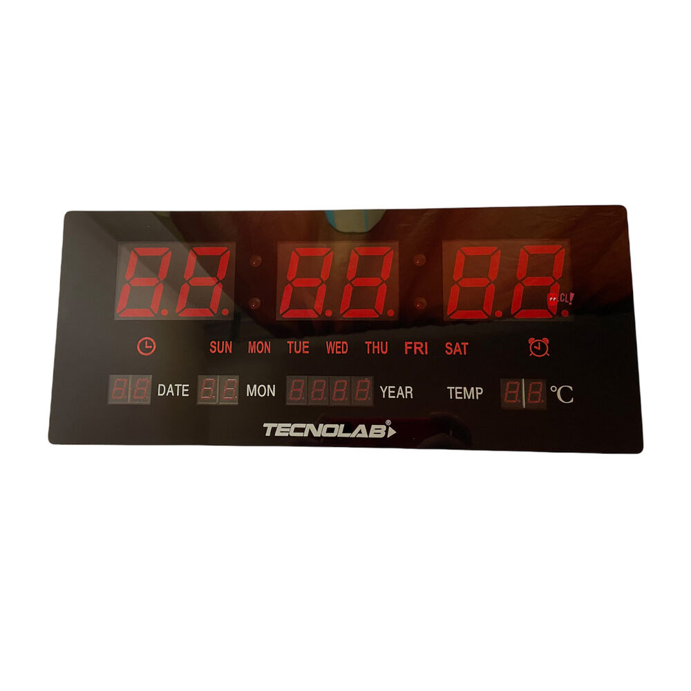 Reloj Digital Led Con Temperatura Y Calendario - Ps image number 1.0