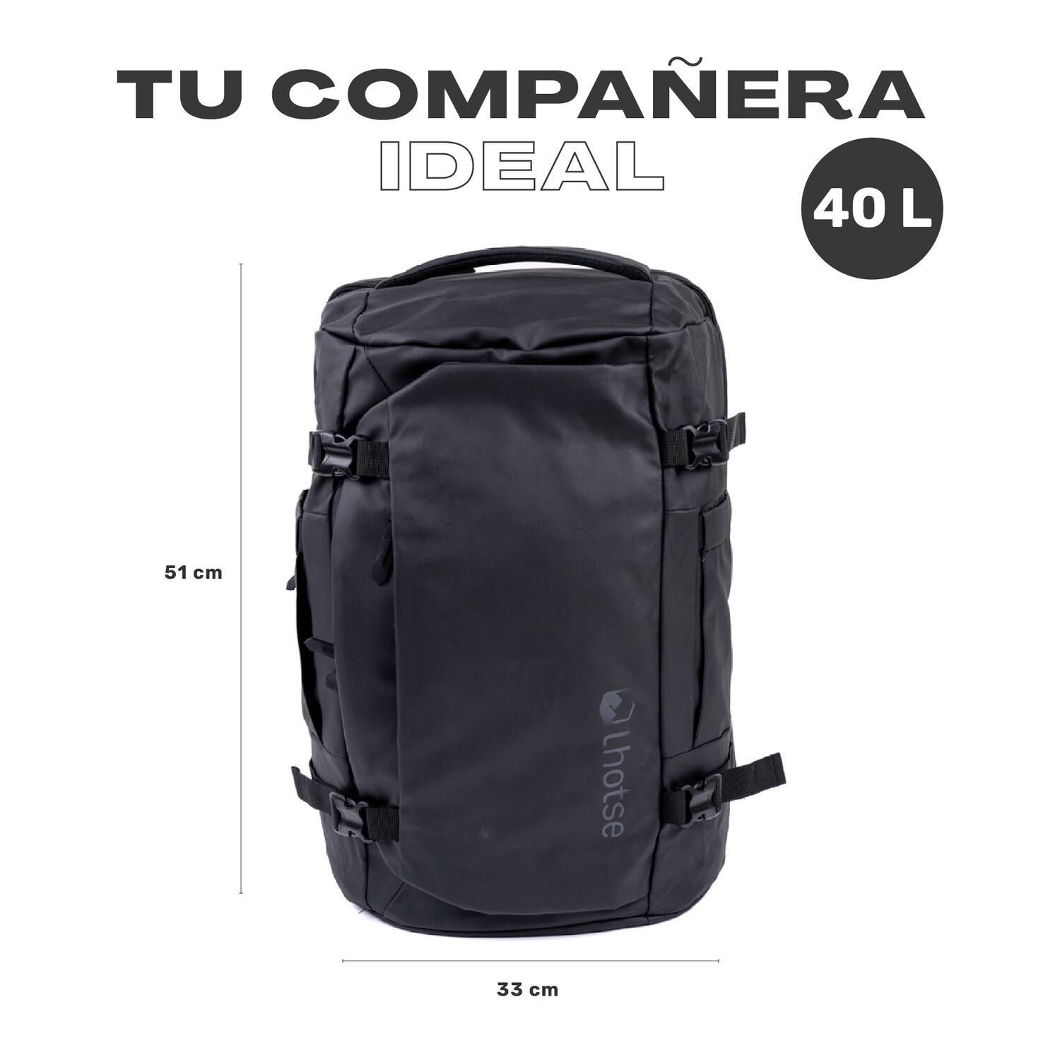 Mochila Viaje Impermeable Notebook 17,3"broadpeak 40l Lhotse image number 6.0
