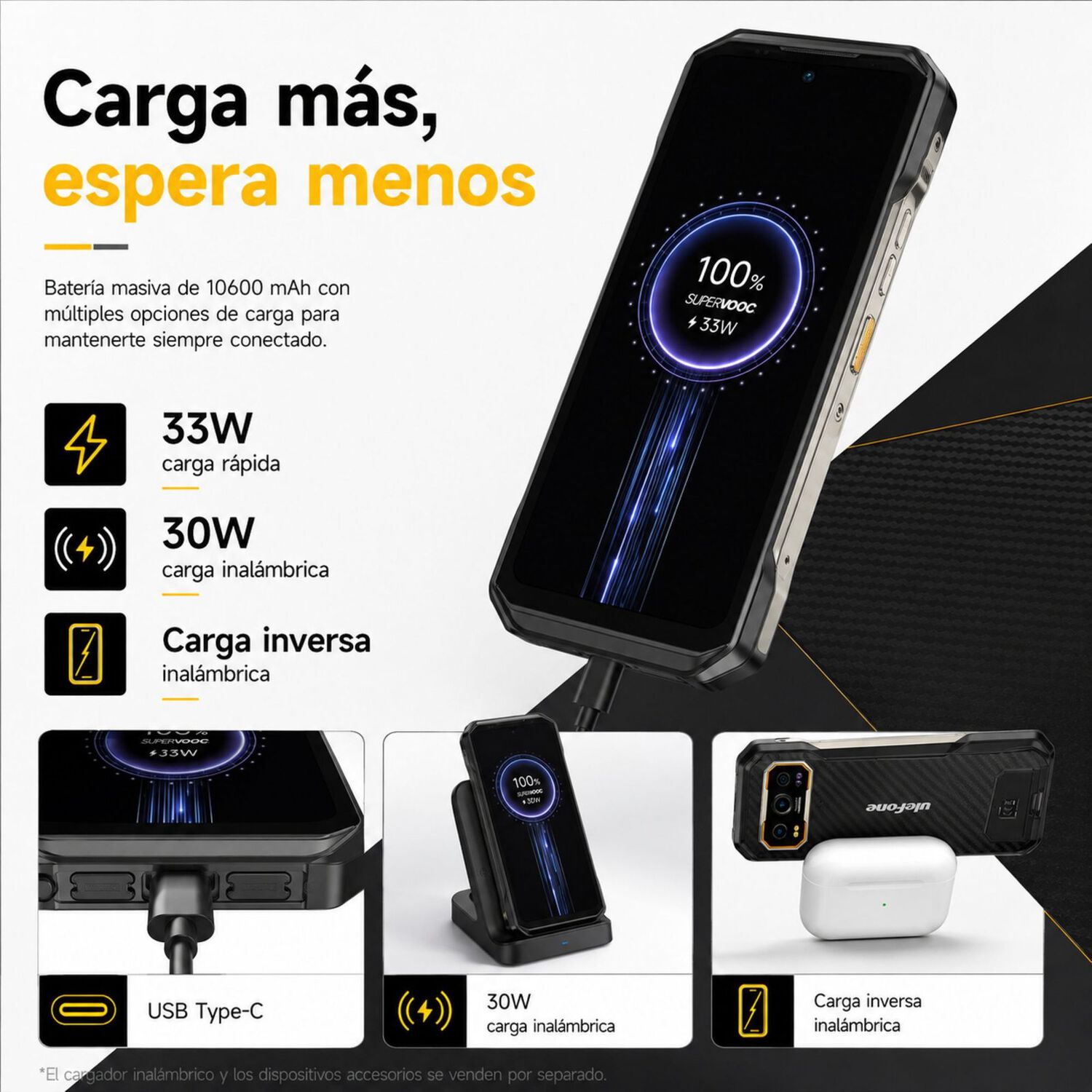 Ulefone Armor 27 Celular Rugged 24gb 256gb 10600mah image number 6.0