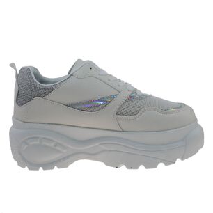 Zapatilla Terraplen Plata Via Franca Art. 5lx90704si