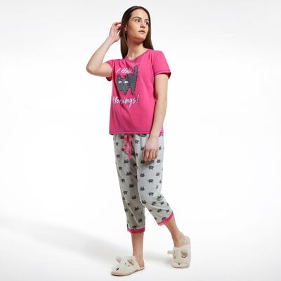 Pantalón De Pijama Capri Mujer Freedom