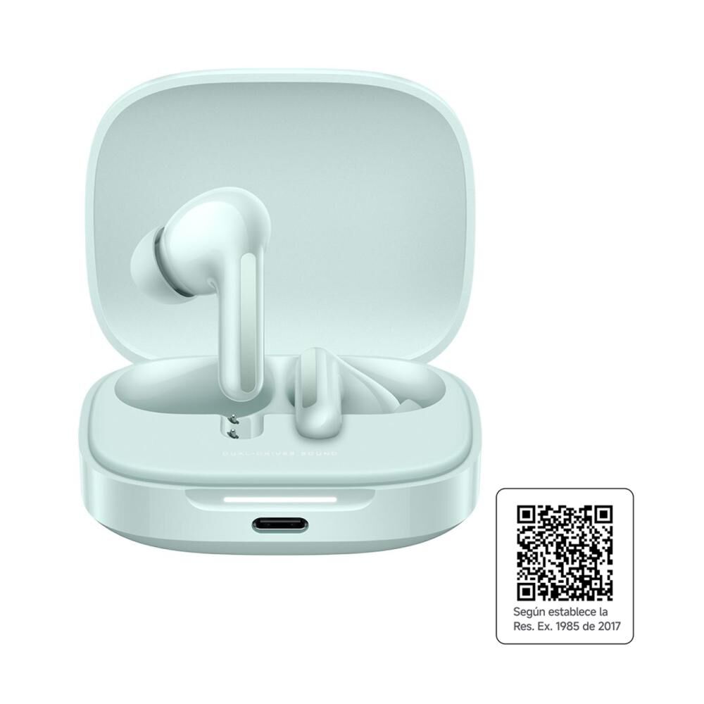 Aud&iacute;fonos Bluetooth Xiaomi Redmi Buds 6 Coral Green image number 6.0