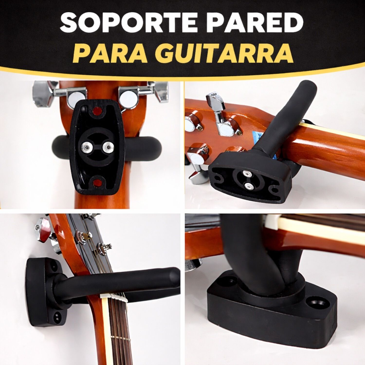 Soporte Pared Guitarra Universal Alta Resistencia image number 5.0