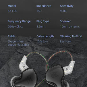 Kz Audífono Edc