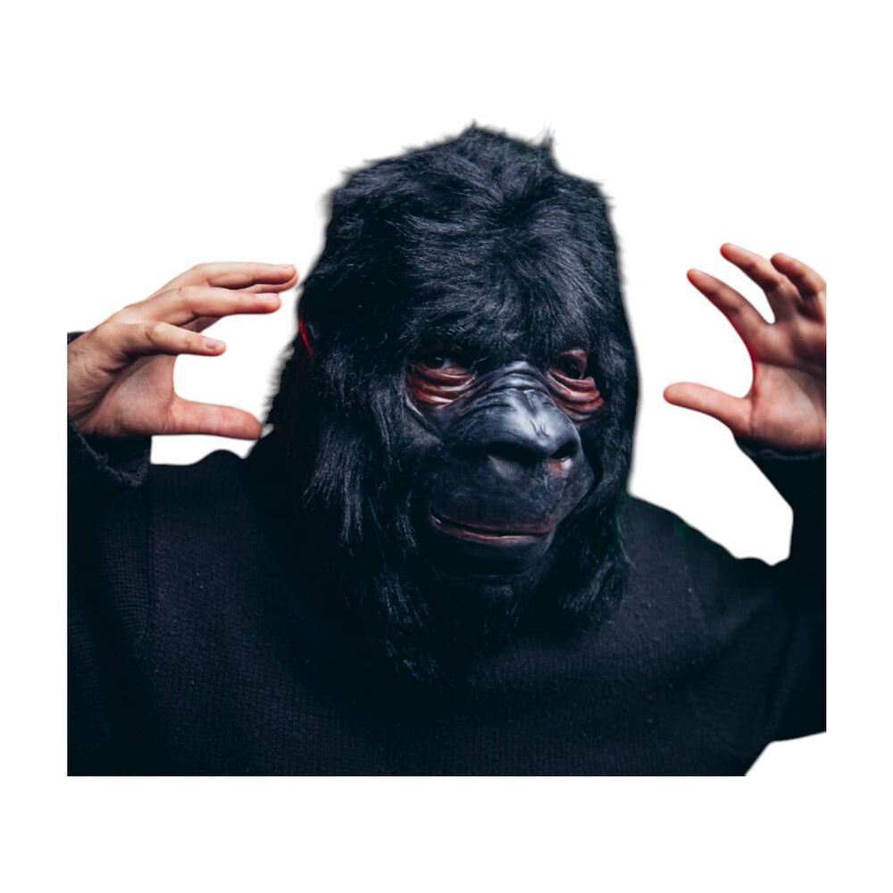 M&aacute;scara L&aacute;tex Gorila Realista Disfraz Adulto Halloween image number 7.0