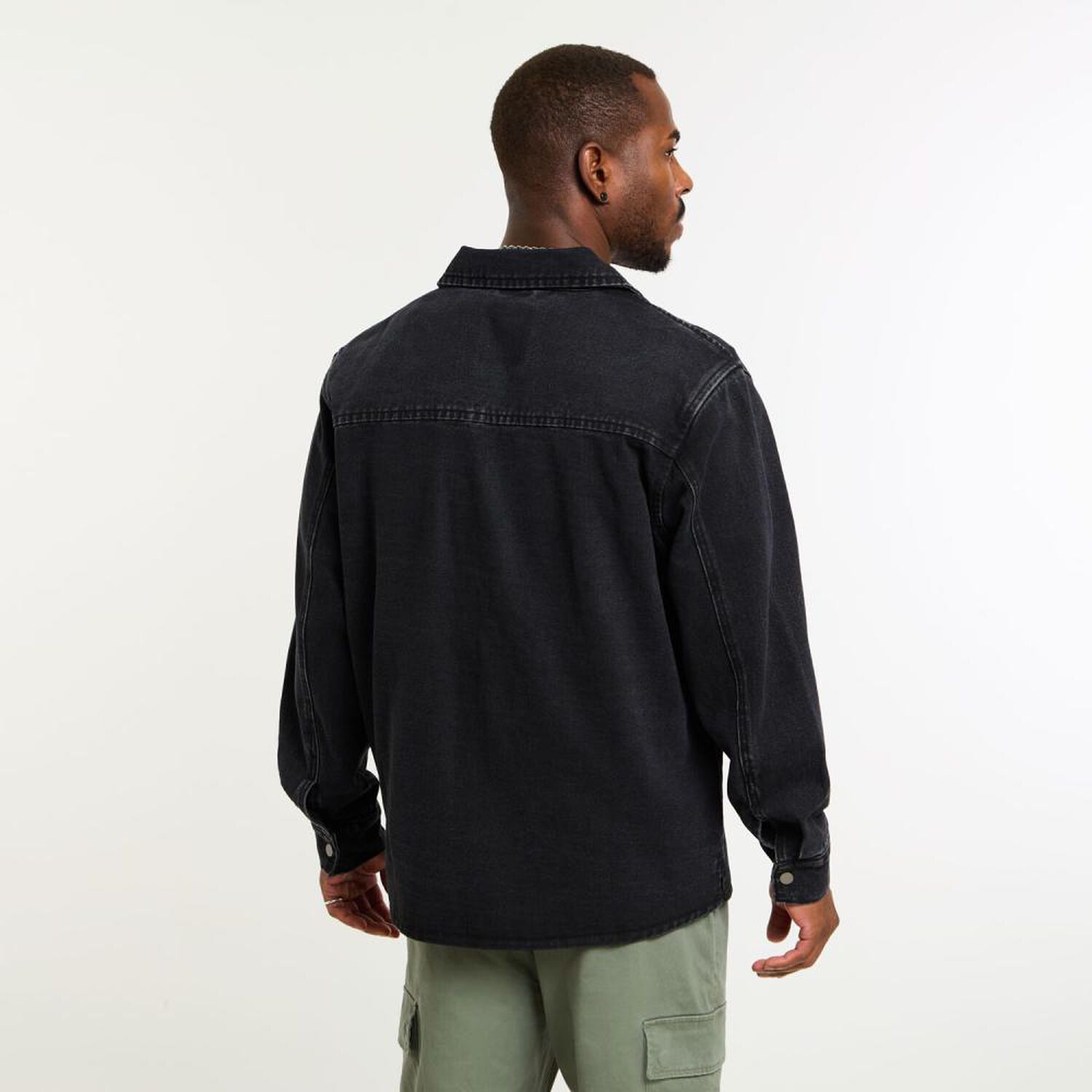 Chaqueta Denim Manga Larga Hombre Rolly Go image number 3.0