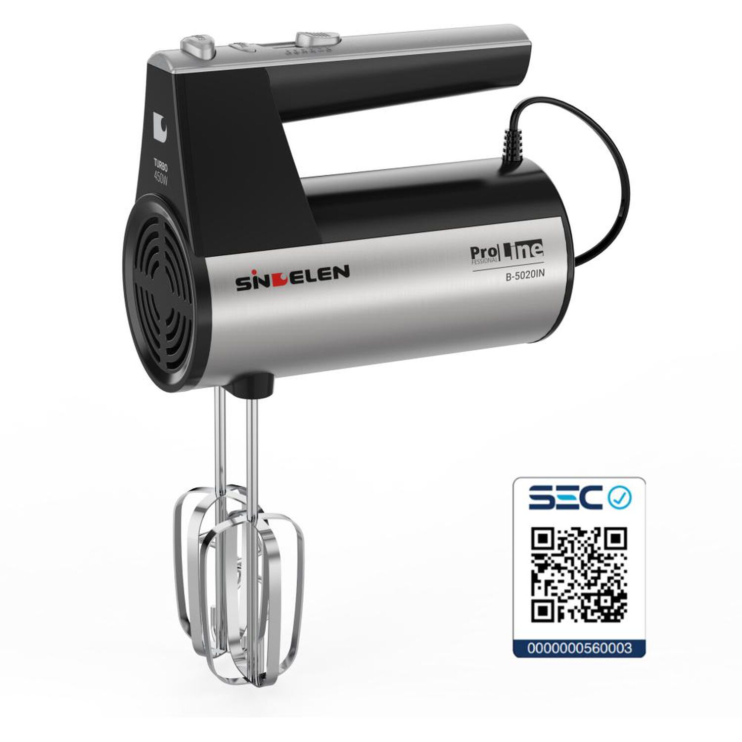 Batidora Manual Sindelen B-5020in / 450 Watts image number 6.0