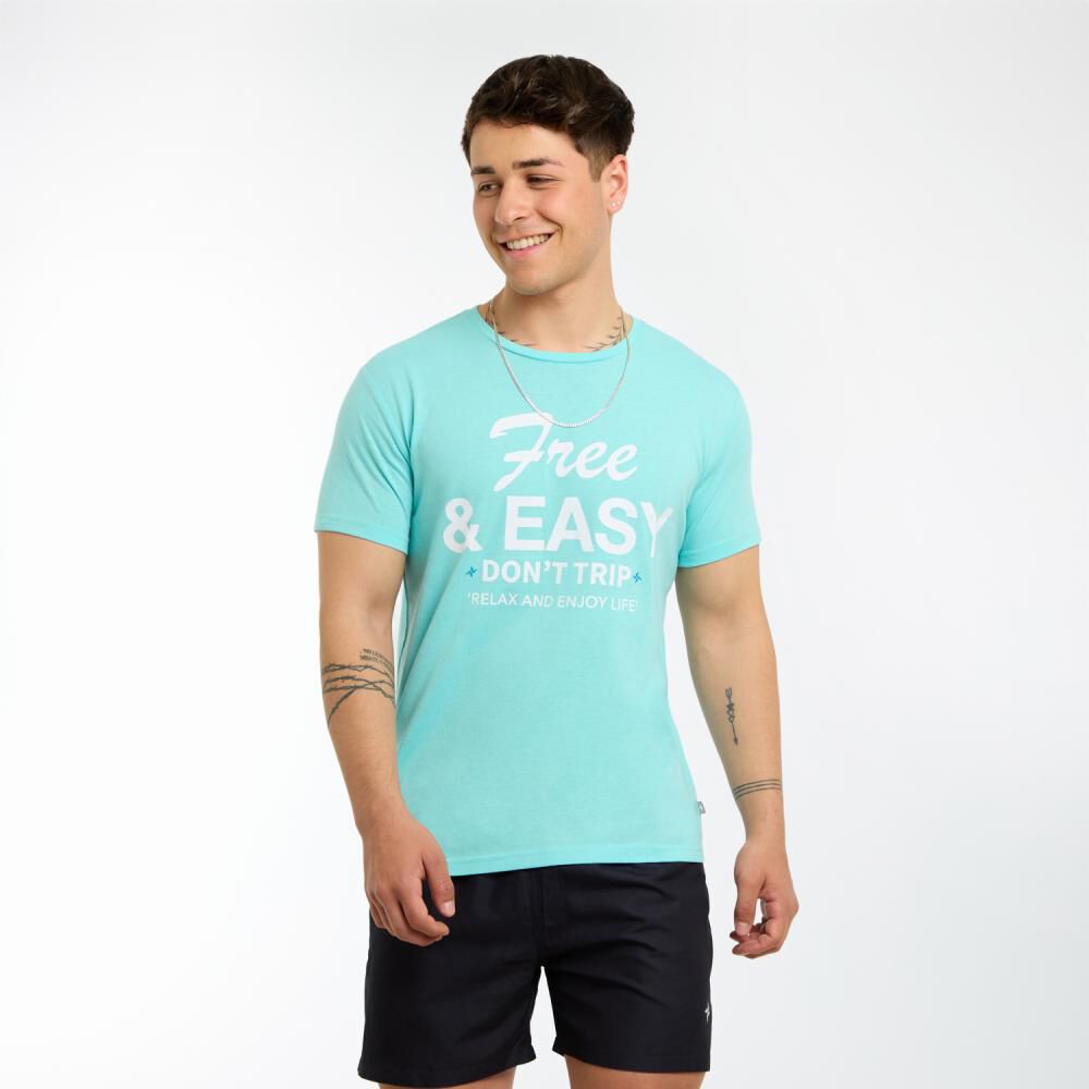 Polera Estampada Manga Corta Cuello Redondo Hombre Skuad image number 0.0