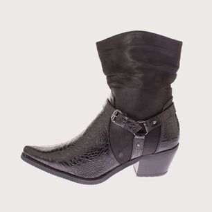 Bota Vaquera Negro Via Franca Art. 52108black