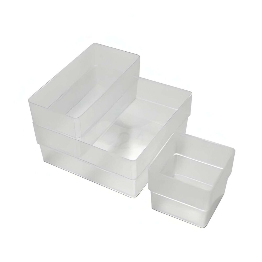 Caja Organizadora Translucida Apilable Alta 70x140x62mm - Livinbox image number 1.0