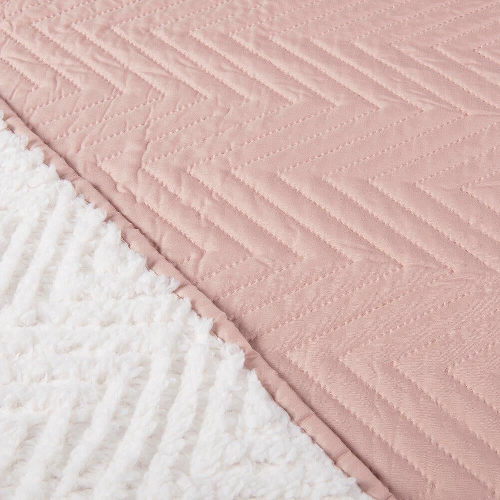 Quilt Sherpa Liso 2 Plazas Nude image number 1.0