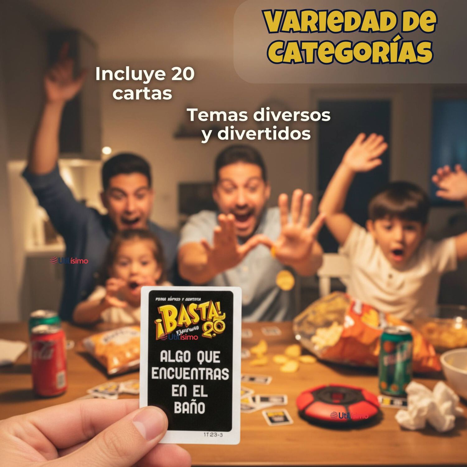 Basta Electr&oacute;nico 2.0 Juego De Mesa Espa&ntilde;ol- Familiar image number 4.0