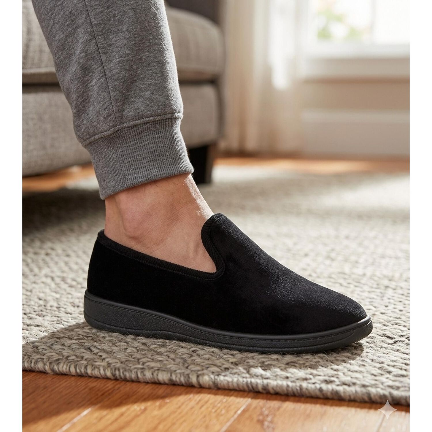 Pantufla Matthi Negro Passer image number 4.0