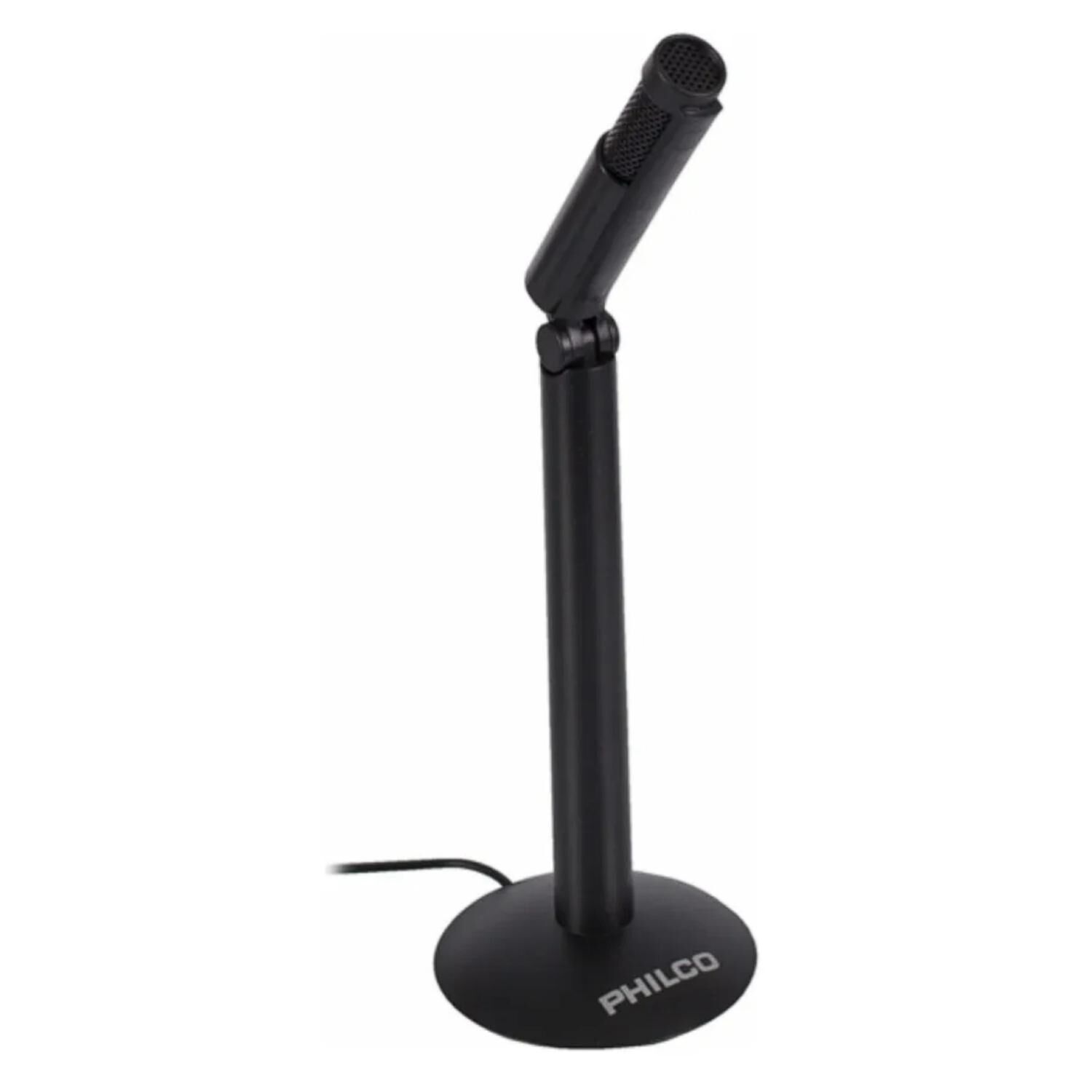 Microfono Multimedia Jack 3.5 Pc Negro Mic-10 image number 0.0
