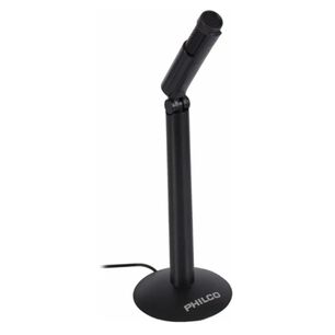 Microfono Multimedia Jack 3.5 Pc Negro Mic-10