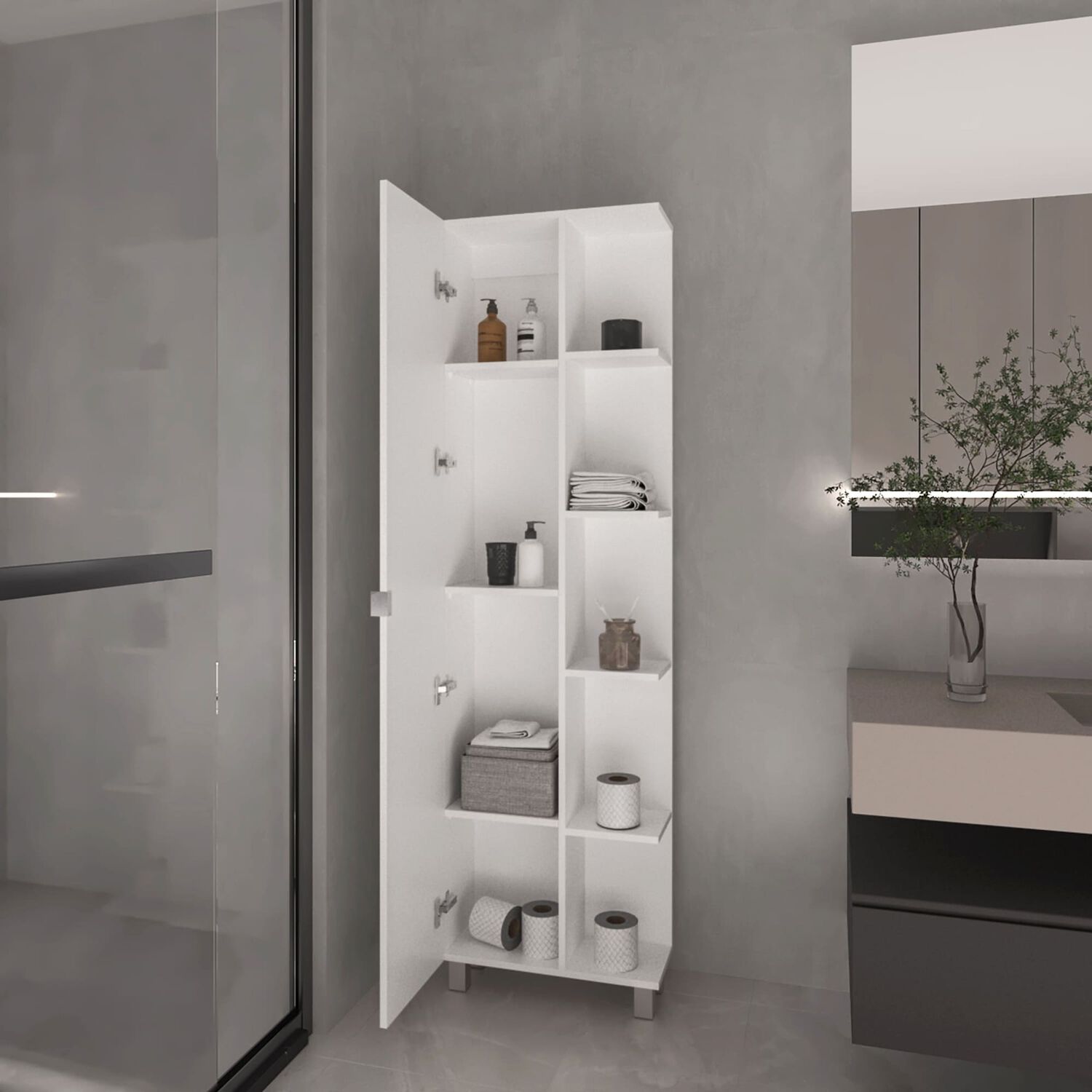 Estante Organizador Ba&ntilde;o 9 Repisas Fm-002 image number 5.0