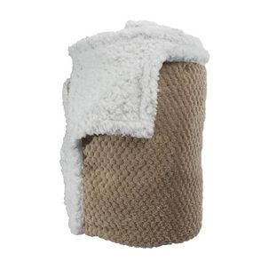 Frazada Andes Chiporro Panal Beige 2 Plaza