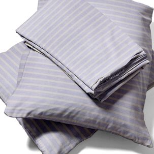 Juego De S&aacute;banas Nautica 3piezas Microfibra 1,5 Plazas Lineas Celeste