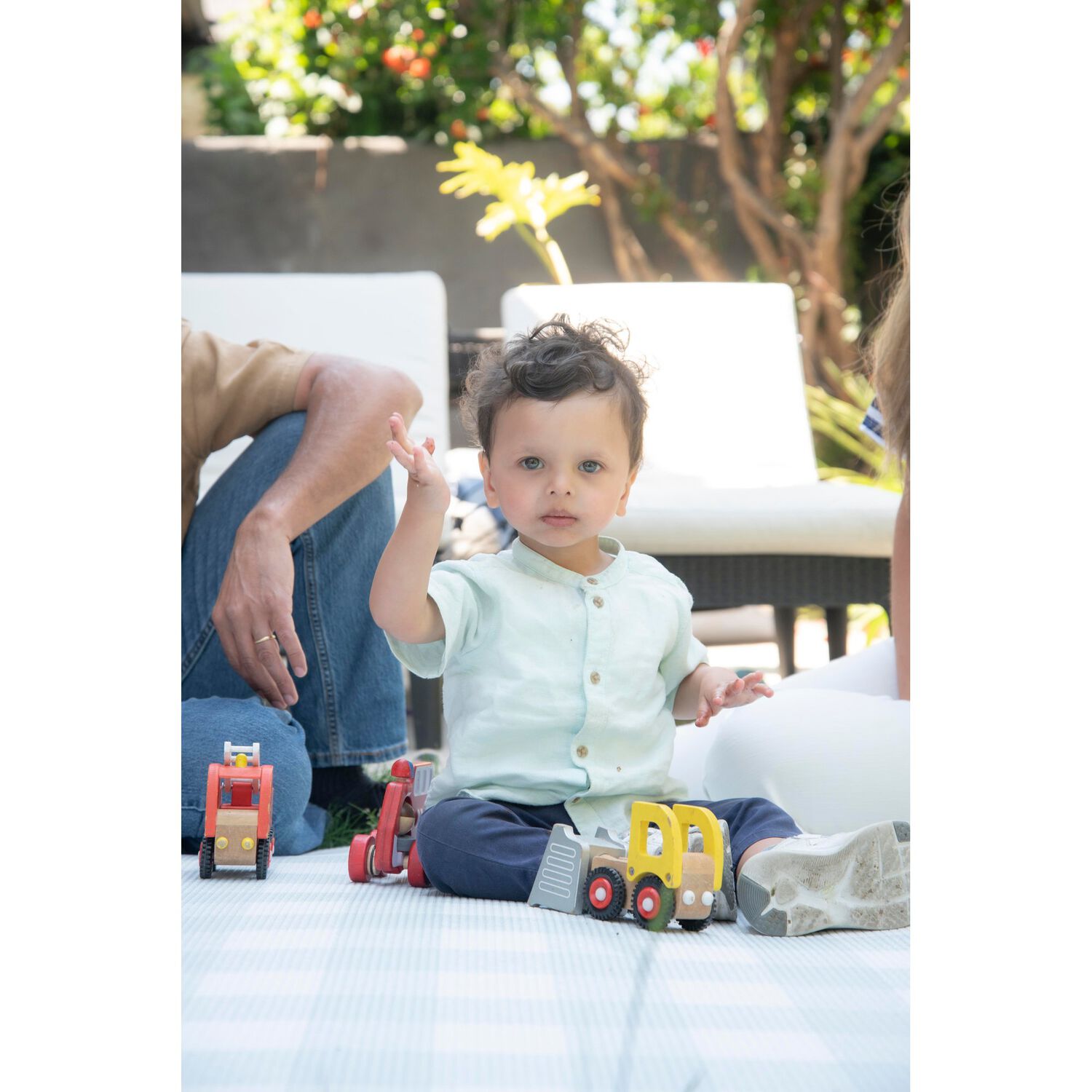 Alfombra Playmat Reversible Antigolpe Floreslana 210x140cm image number 5.0