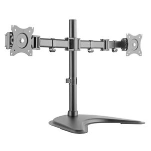 Soporte Para 2 Monitores Con Base Articulado 13" A 27" 16kg Sbrm720