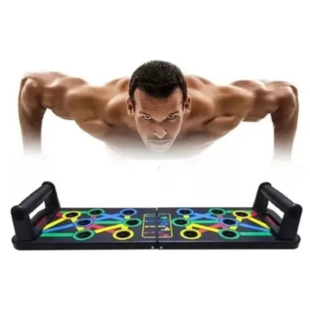 Tabla Para Flexiones Codificada Con Colores Ejercicios image number 0.0