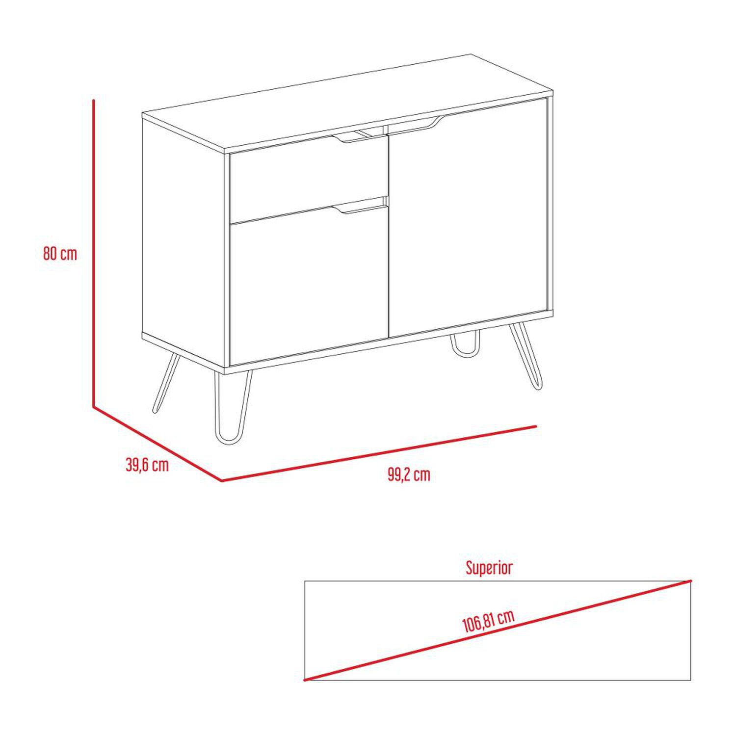 Buffet Tuhome Audra/ 2 Puertas/ 1 Cajon image number 6.0