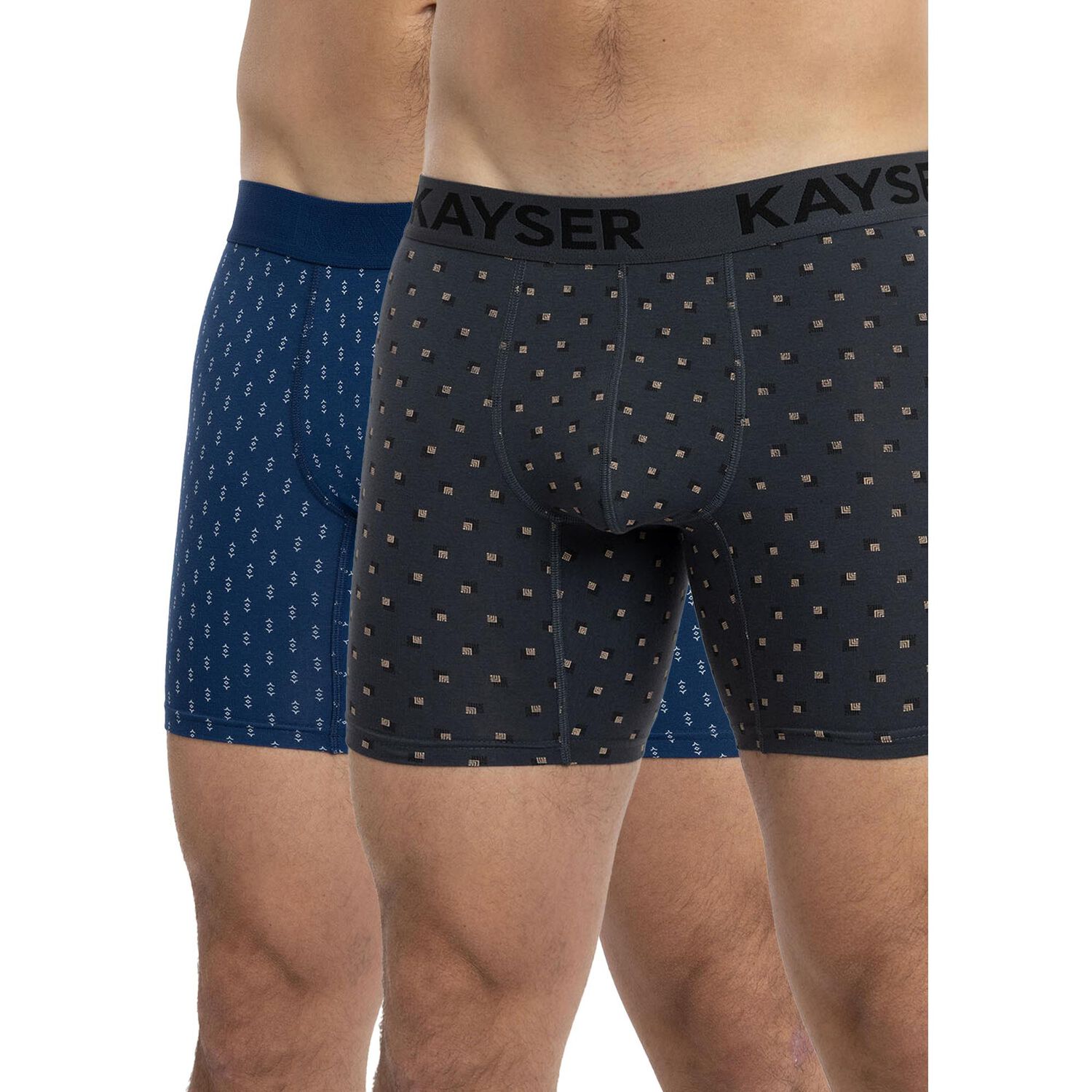 Pack De 2 Boxers Algod&oacute;n Hombre Kayser P293.225-gri image number 0.0