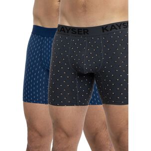 Pack De 2 Boxers Algod&oacute;n Hombre Kayser P293.225-gri