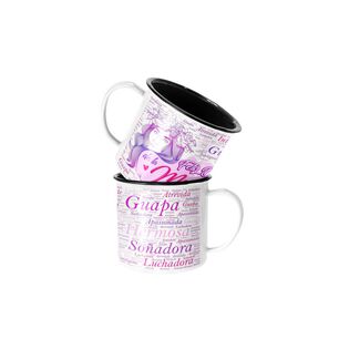 Taza Enlozada Lechera Dia De La Mujer Guapa