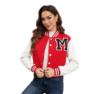 Chaqueta Poleron Universitario Mujer Madrid
